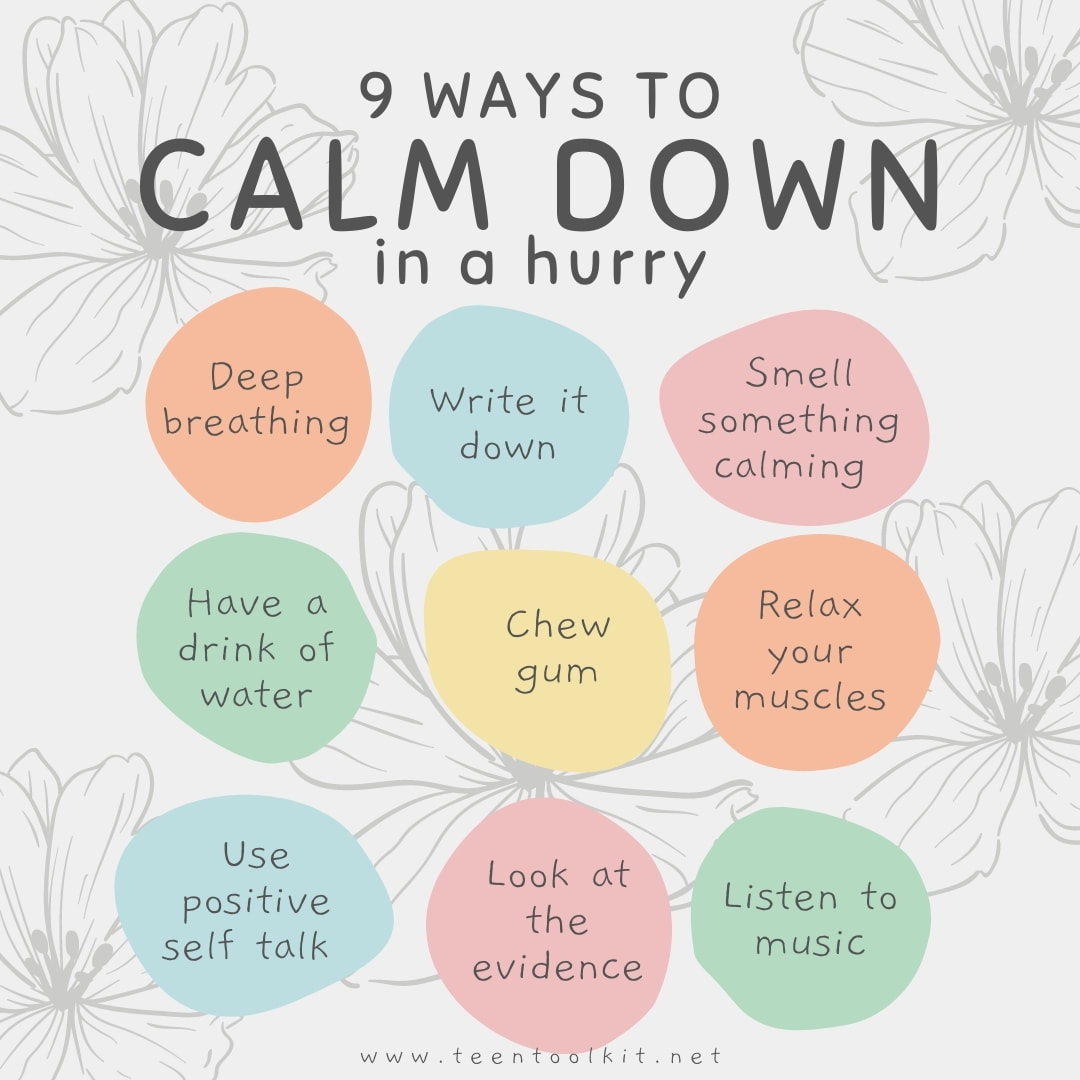 9 Instant Ways to Calm Yourself Down